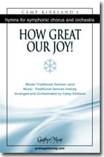 How Great Our Joy SATB choral sheet music cover